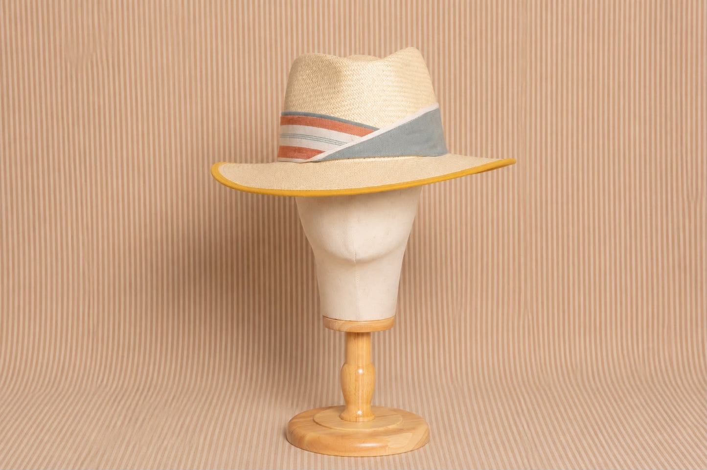 ALA 8 azul/rayas terracota