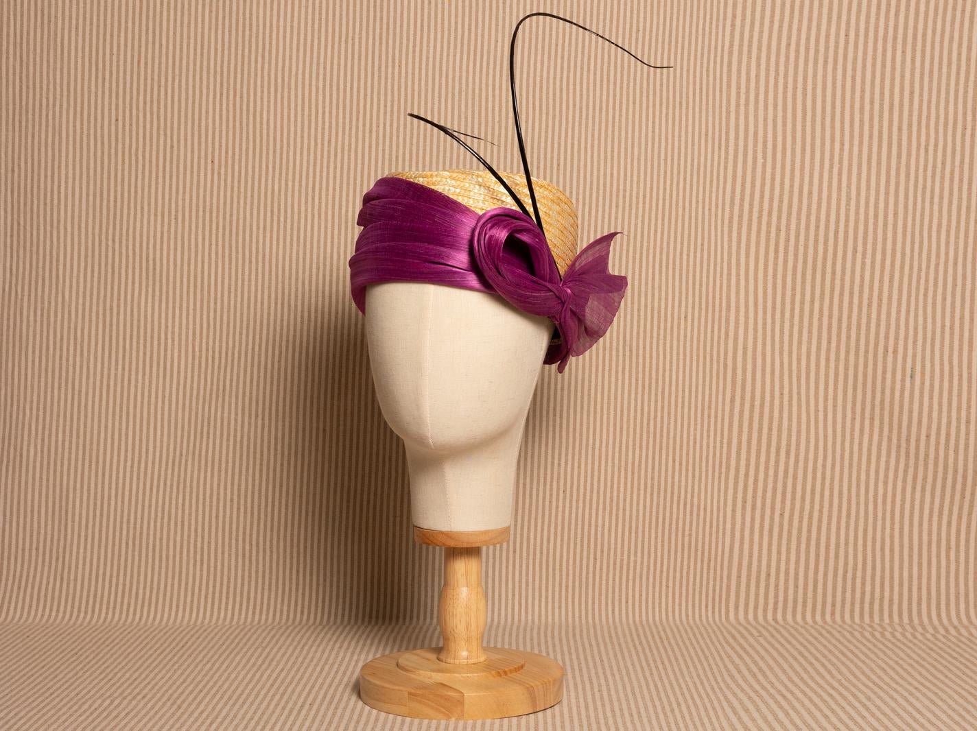 TOCADO TURBANTE FUCSIA RAQUIS