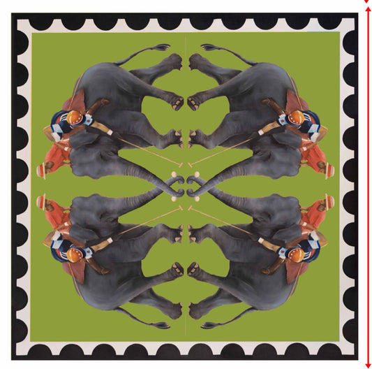 PAÑUELO ELEFANTE 90 X 90