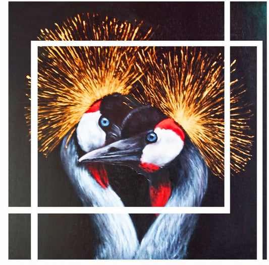 PAÑUELO PAJAROS 90 X 90