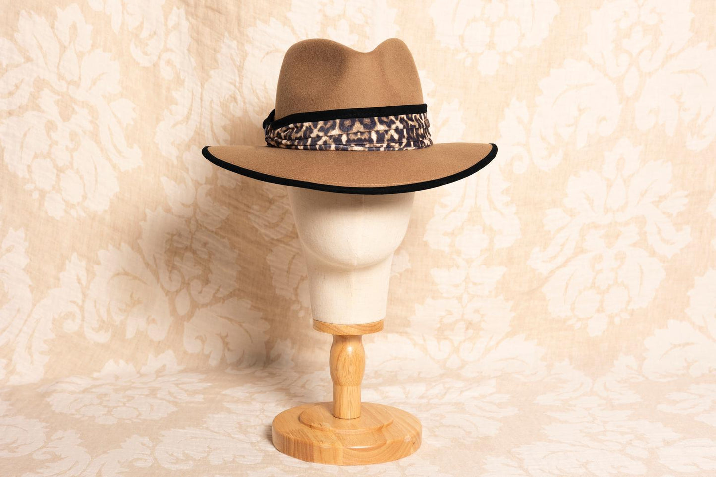 Sombrero fedora animal print