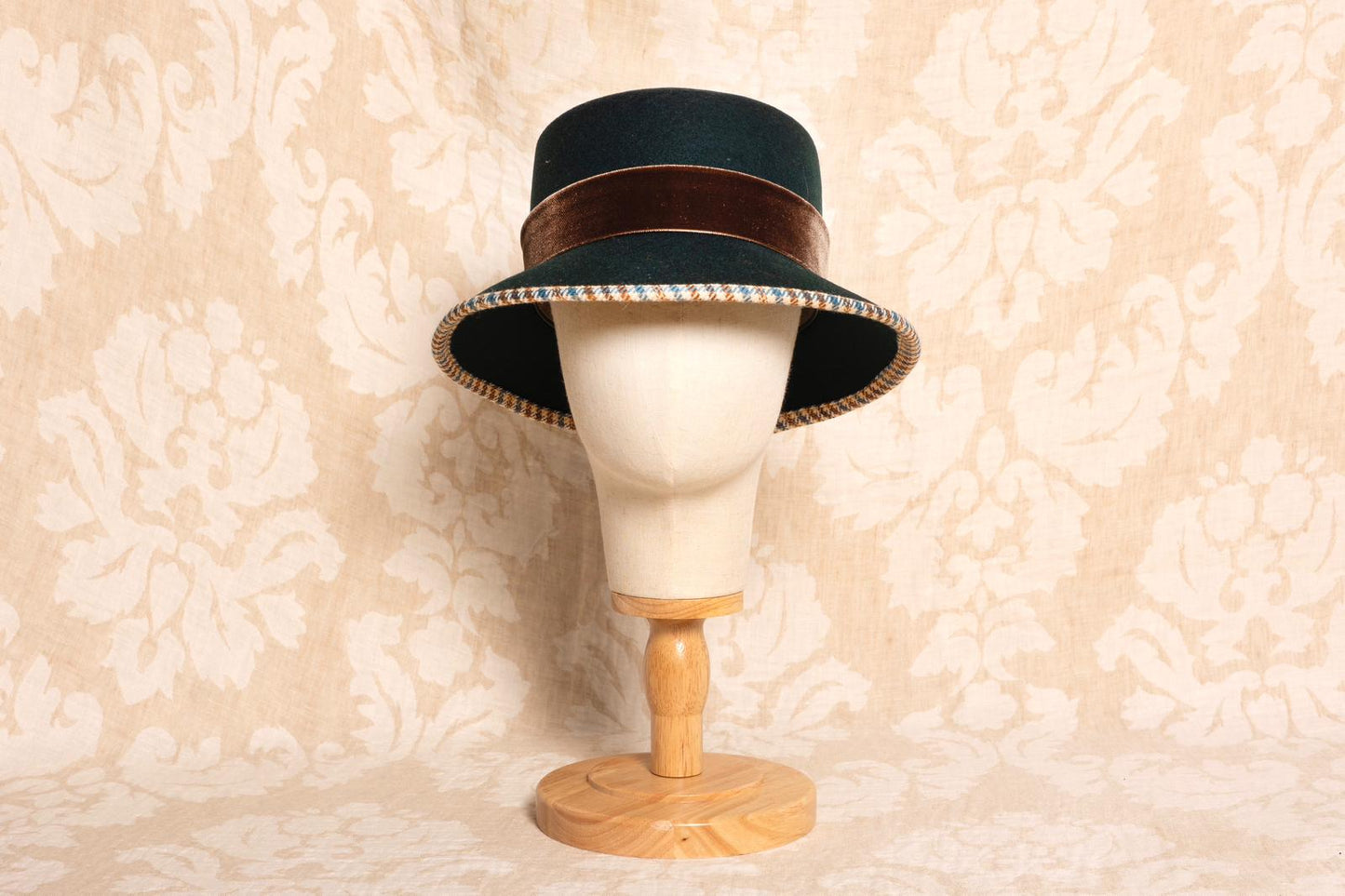Sombrero bucket verde inglés