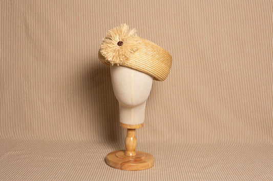 Casquete NATURAL POMPÓN