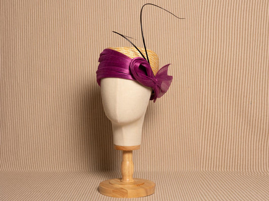 TOCADO TURBANTE FUCSIA RAQUIS