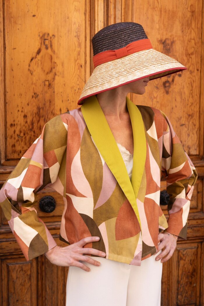 Sombrero de paja marrón IQ mujer verano