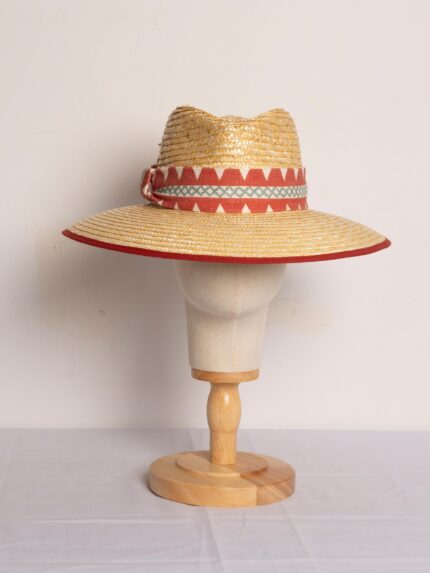 Sombrero Etnico Terracota de Paja