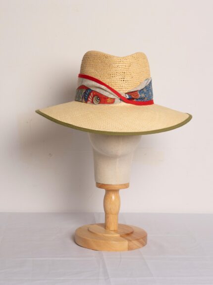 Sombrero mujer verano Toquilla Pez Lino
