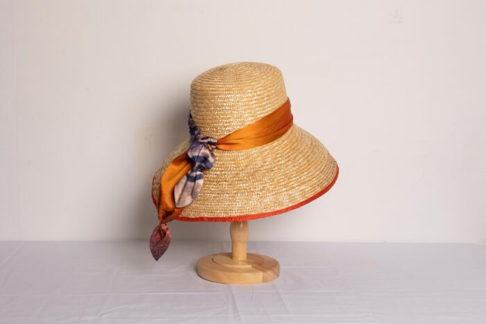 Sombrero de Paja Anacristina Terracota de verano
