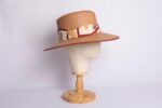 Sombrero Yute Camel Ikat personalizado mujer verano
