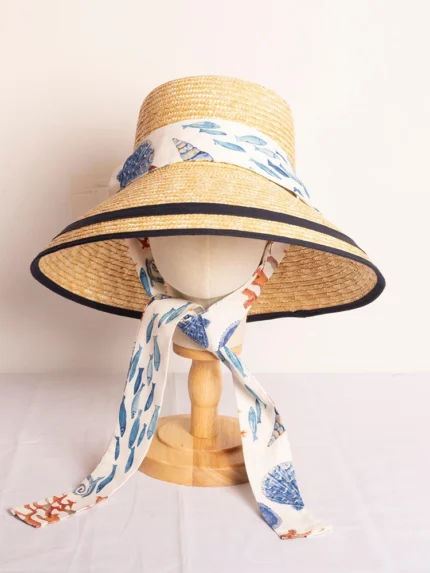 Sombrero de paja asimetrico Marinero