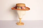Sombrero de Mujer Ovalado Camel Mex de paja toquilla