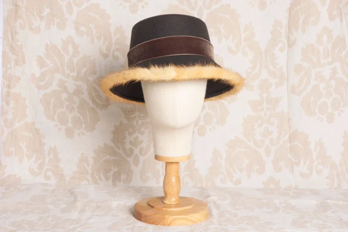 Sombrero unisex Bucket marrón Visón Impermeable