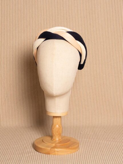 DIADEMA TRENZADA TRICOLOR