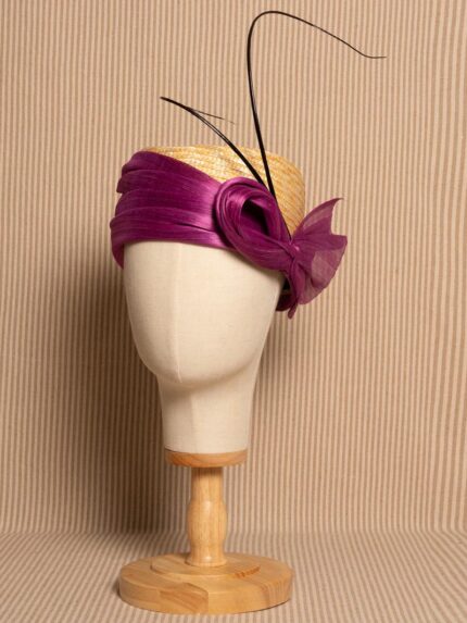 TOCADO TURBANTE FUCSIA RAQUIS